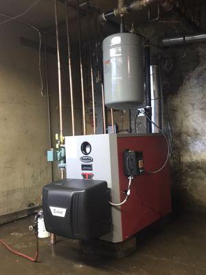 High Efficiency Oil Fired Boiler with 6 zones.