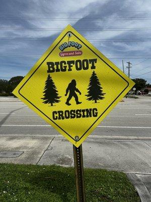 Big Foot sign