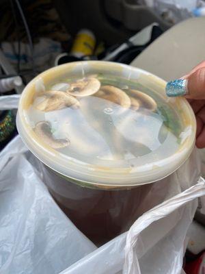 Clear soup