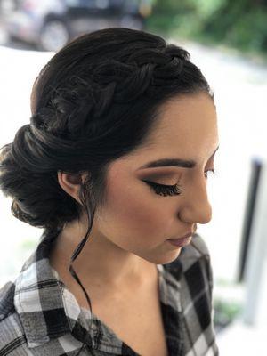 Hair and makeup by Bliss