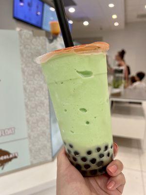 Honeydew Smoothie with Boba (Regular)