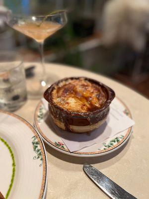 French onion soup.