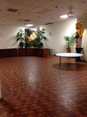 These are some cleaned floors, in a serving area, in a large banquet hall that we recently providing our services with.