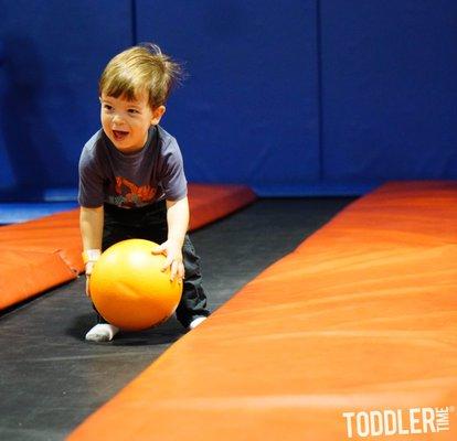 While other trampoline parks are too extreme for lil' fliers, we welcome them!