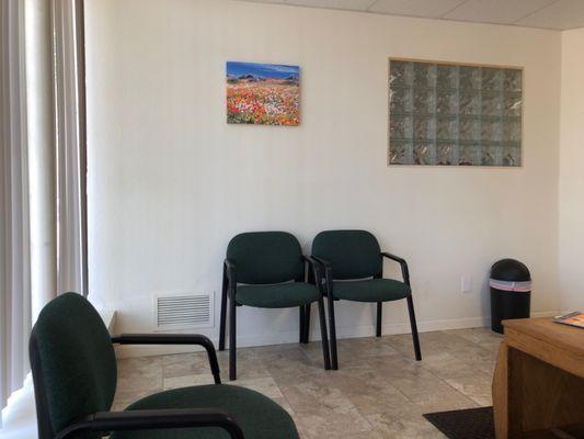 Small waiting room