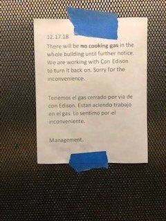 Notice posted 12/17/18 - elevator