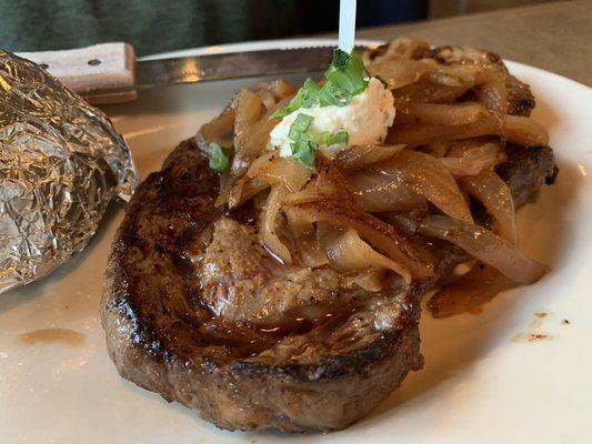 The Duke ribeye steak.