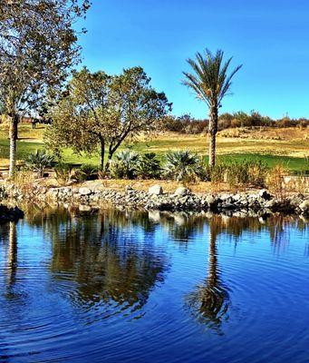 Water feature between Valley and Desert.