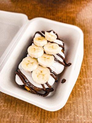 Banana Nutella Croffle