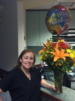 Thank you Maria for your 25 years of loyalty!