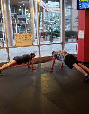 Plank challenge winners!