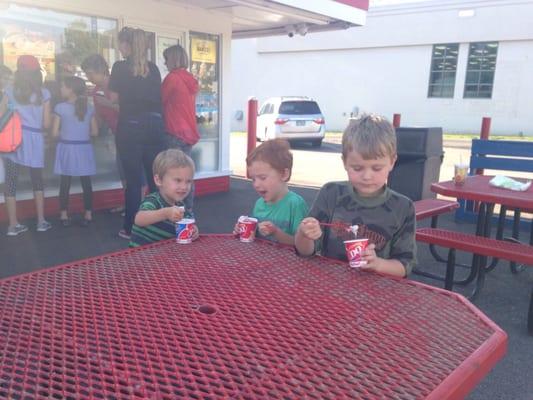 My boys love DQ!!