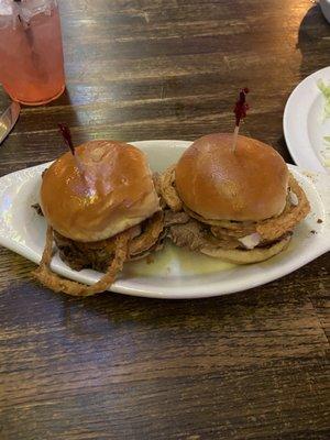 Prime Rib sliders