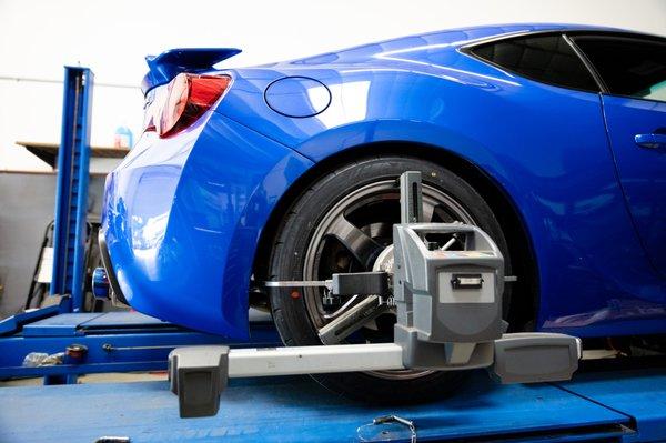 BRZ in for Alignment