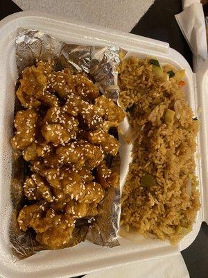 Sesame chicken