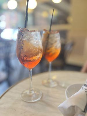 We love the Apperol spritz