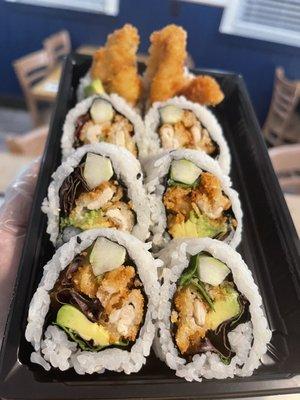 Chicken tempura roll