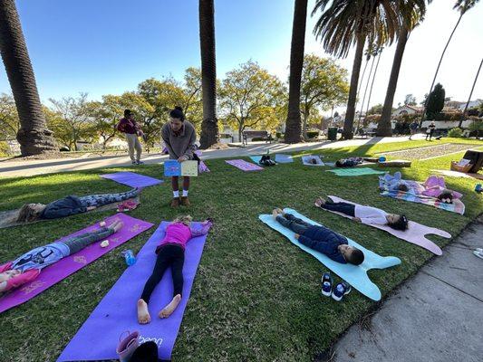 Zen Kids Yoga Saturday 10am (outdoors)