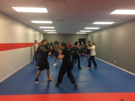 class at our new facility...