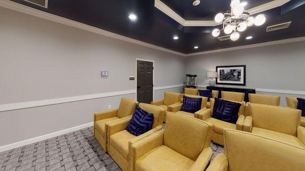 Legacy Ridge at Buckhead Assisted Living & Memory Care - media room