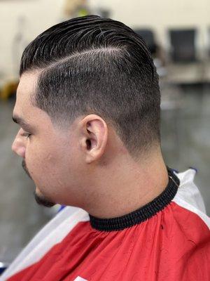 Tapered comb over done by MJ THE OWNER