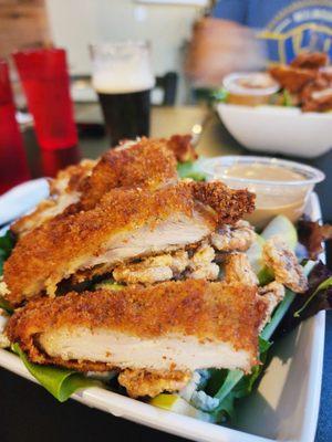 Beet salad with chicken