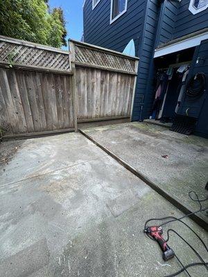 shed removal Capitola Ca completed! fully cleaned and vaccumed