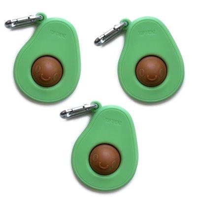 avocado mega pop keychains