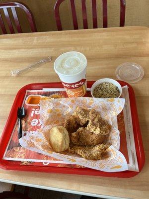 The worst chicken strip meal that I've ever had!