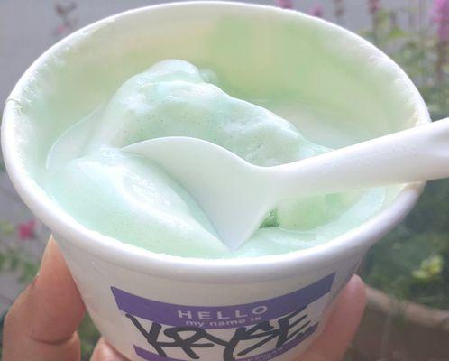 Another shared Marshmallow Pandan ice cream at Musangtino's hosted at Fair Isle Brewing (6/22/21)