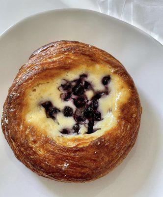 Blueberry and cream cheese danish