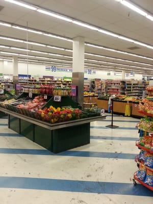 Fresh produce section