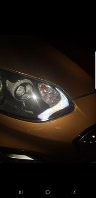 Moisture in the headlight