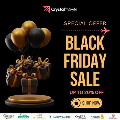 Black Friday is now LIVE, avail upto 20% off from 28th-30th November 2024 on your next flight booking.

Don't miss this!!