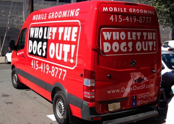 Vehicle Wrap Design | Who Let The Dogs Out - Dog walking Compay