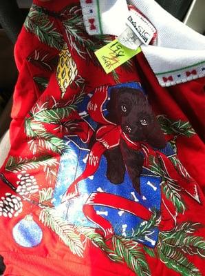 Retro Puppy dog Christmas sweatshirt.. Sold! My children will thank me for the amazing pictures I get of them in this treasure.