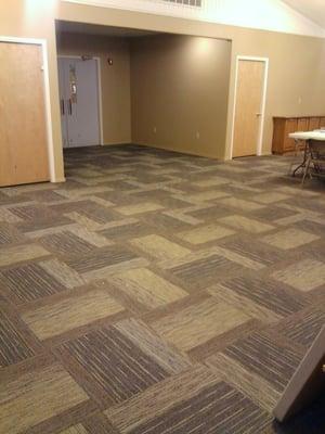 Commercial carpet tile