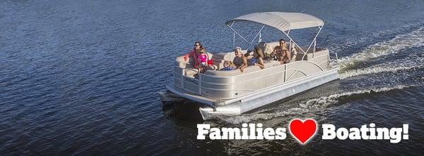 Living Room on water, Families love the Pontoon!!!