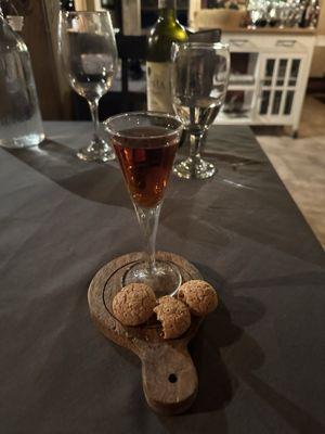 Vinsanto - traditional Italian digestive drink.