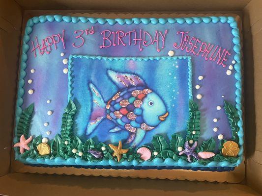 Rainbow Fish Cake