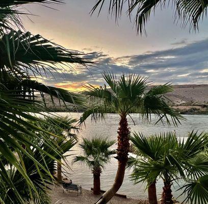 The calm after the Labor Day storm at the Colorado River Oasis.