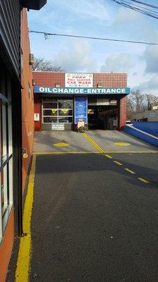 Oil Change Area