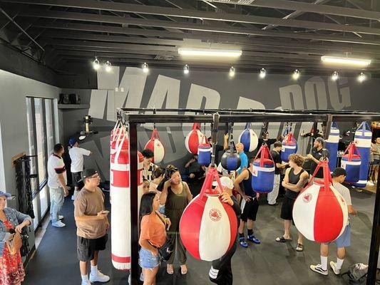 First day open at the Warzone Boxing Club in Bullhead City Arizona