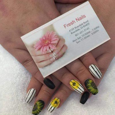 Some of the nails we have done at fresh nails.