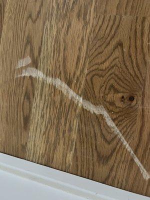 Gouged floors