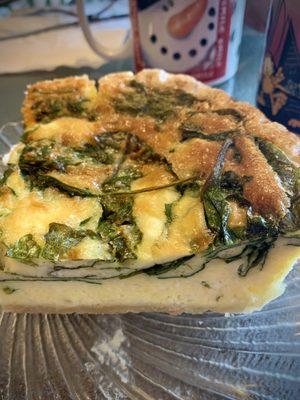 Feta Spinach Quiche