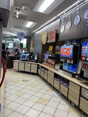 Fountain drink area