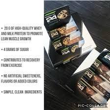 Protein bars that help promote the growth of lean muscle.