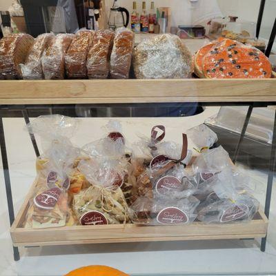 Pumpkin bread and other goodies