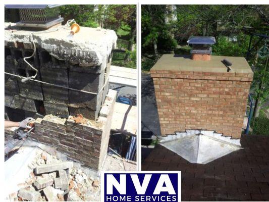 Chimney rebuild